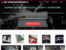 Tablet Screenshot of memachineandengineering.com